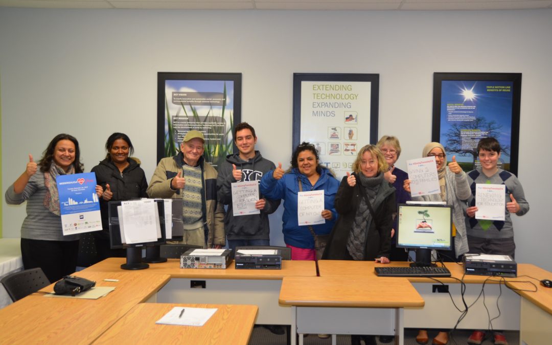 RCT Celebrates #GivingTuesday with 5 computers donated to Big Brothers Big Sisters of Peel